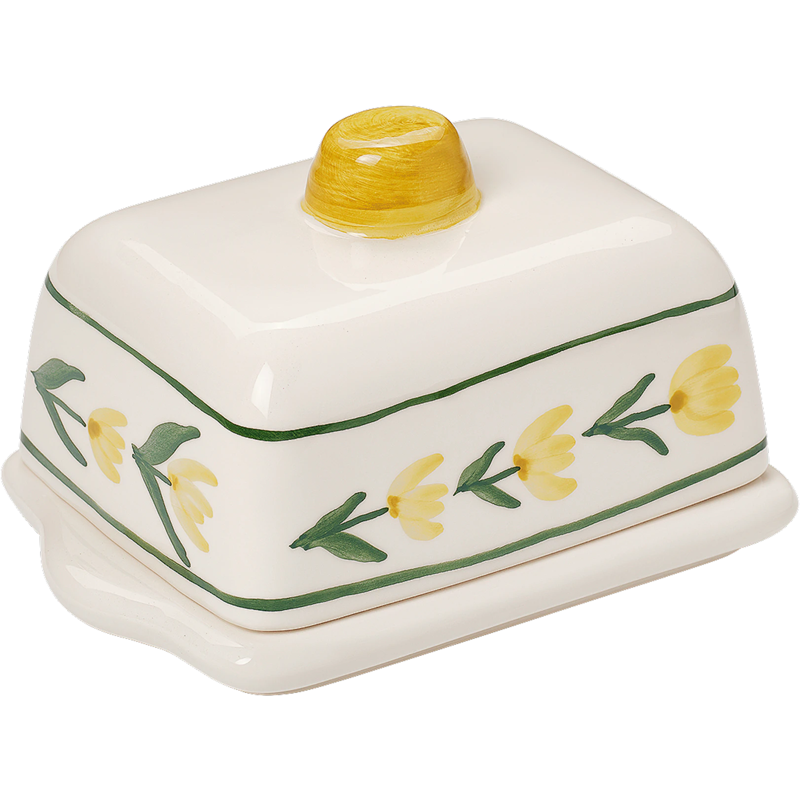 Pick a Poppy Cottage Flower Sm&oslash;rfat 11,5 Cm -  Serveringssk&aring;ler Fajanse Gul - C3014916SS26-489