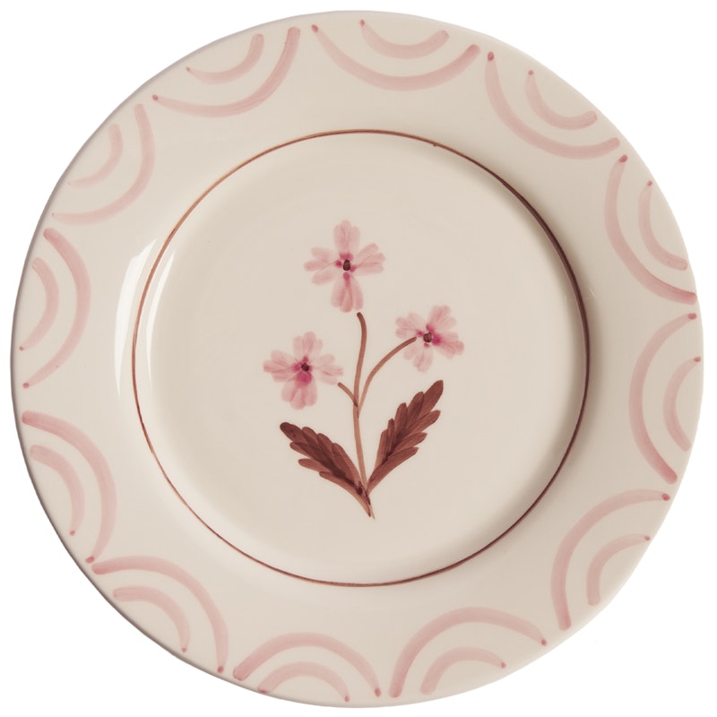 Cottage Flower Tallerken 28 cm, Light Pink