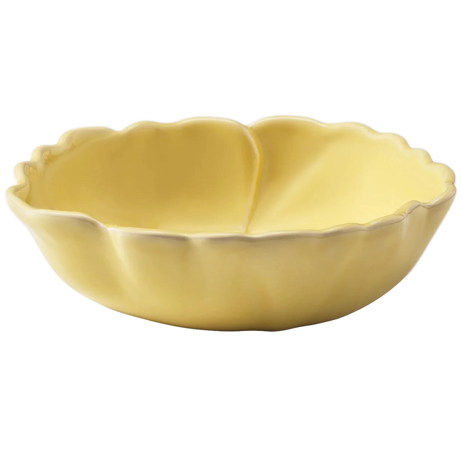 Pick a Poppy Poppy Sk&aring;l 18 Cm  -  Serveringssk&aring;ler Steingods Gul - C261816SS25-273