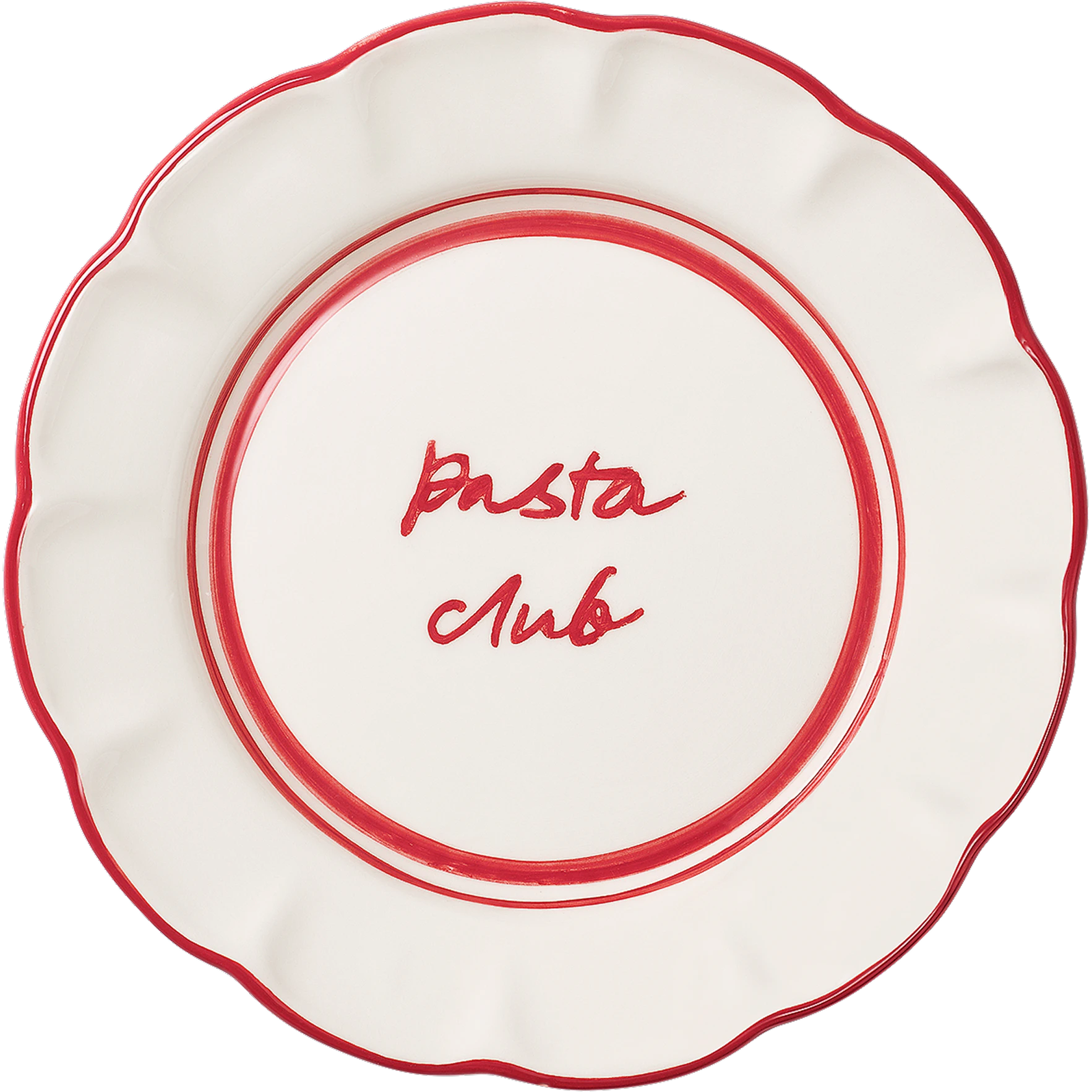 Pick a Poppy Bistro Sidetallerken 21,5 Cm  -  Asjetter Fajanse R&oslash;d - C022113SS26-469