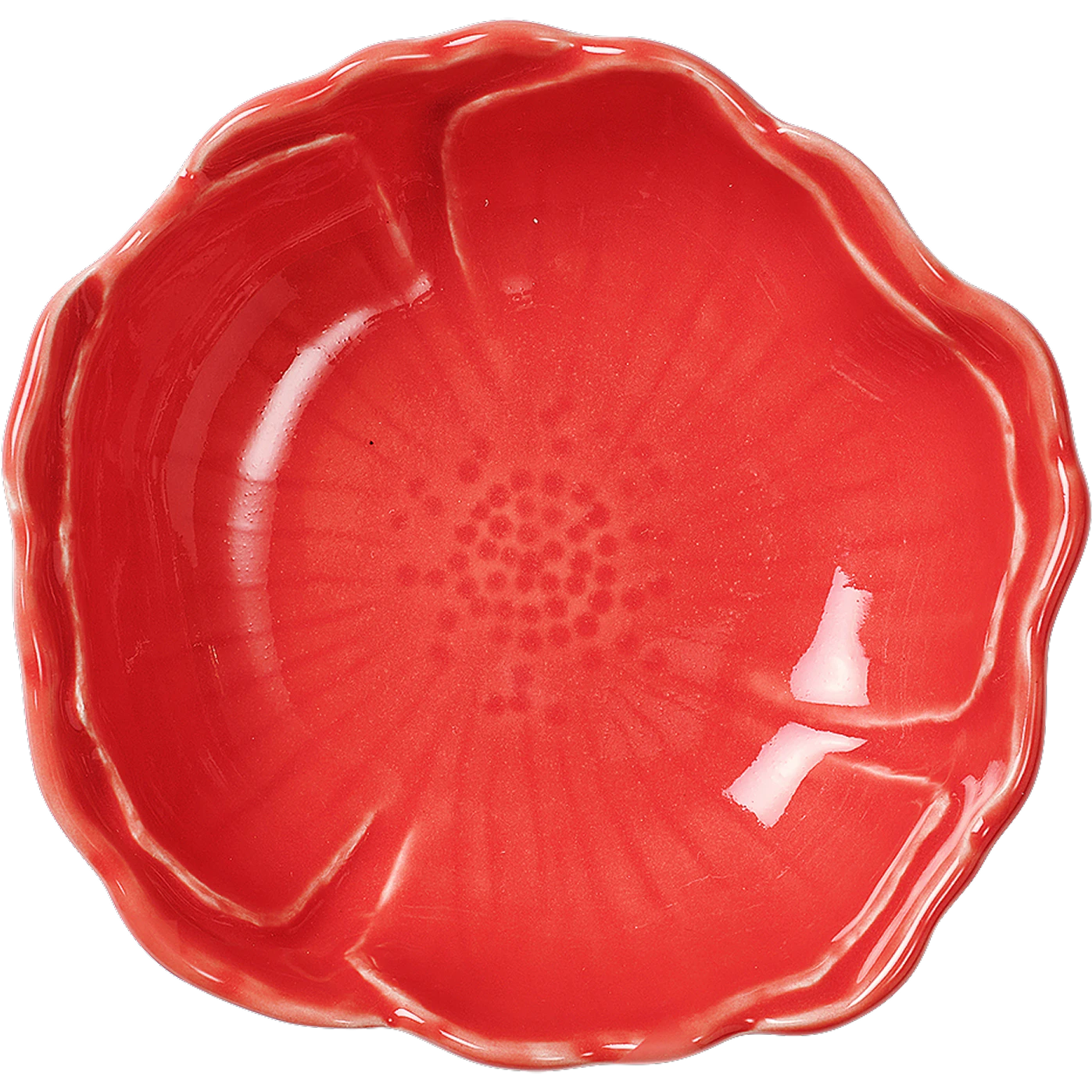 Pick a Poppy Poppy Liten Sk&aring;l 12 Cm -  Serveringssk&aring;ler Fajanse R&oslash;d - C241213SS26-493