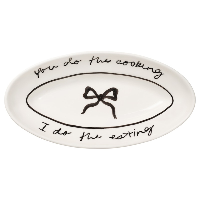 Bow Serveringsfat 26 cm, Sort