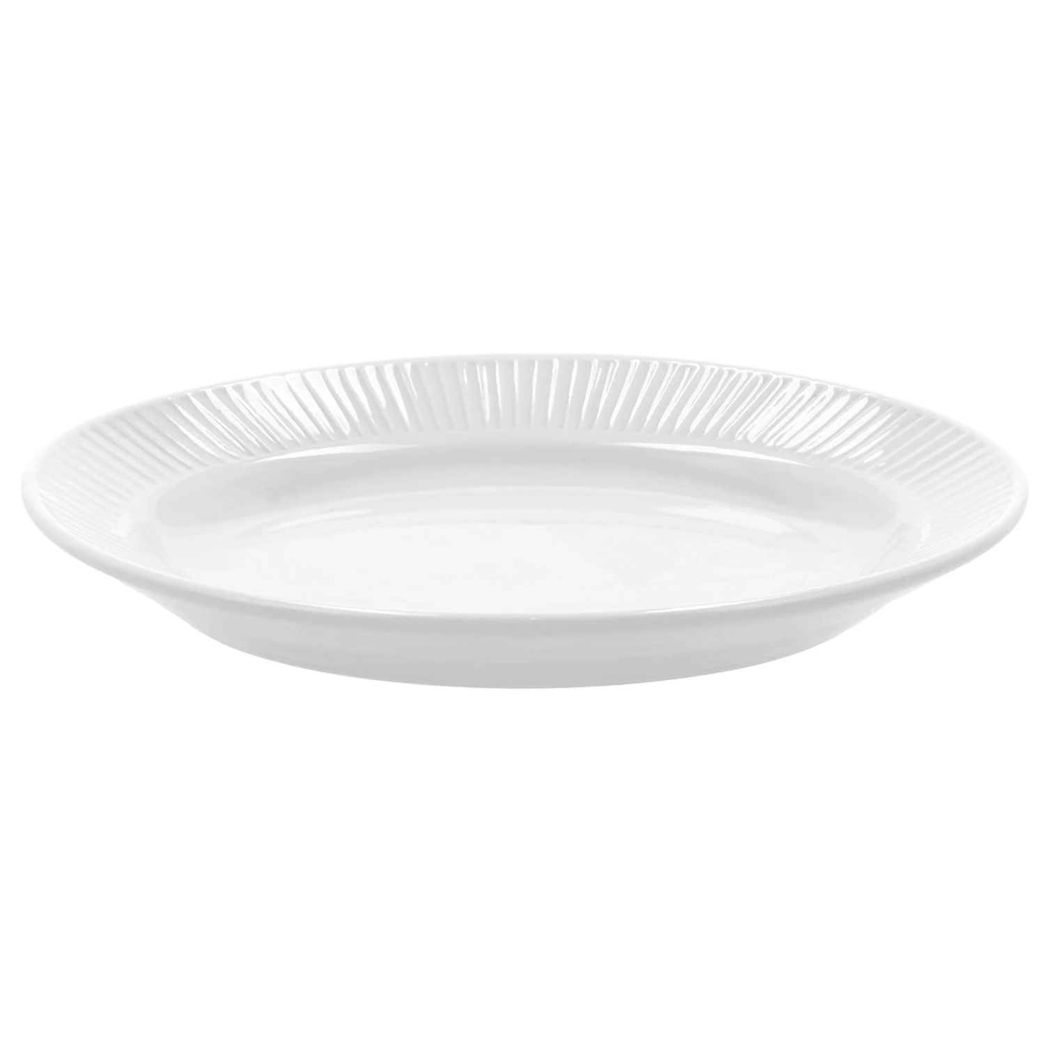 Pillivuyt Pliss&eacute; Serveringsfat  15x22 Cm -  Serveringsfat Porselen Hvit - 37410