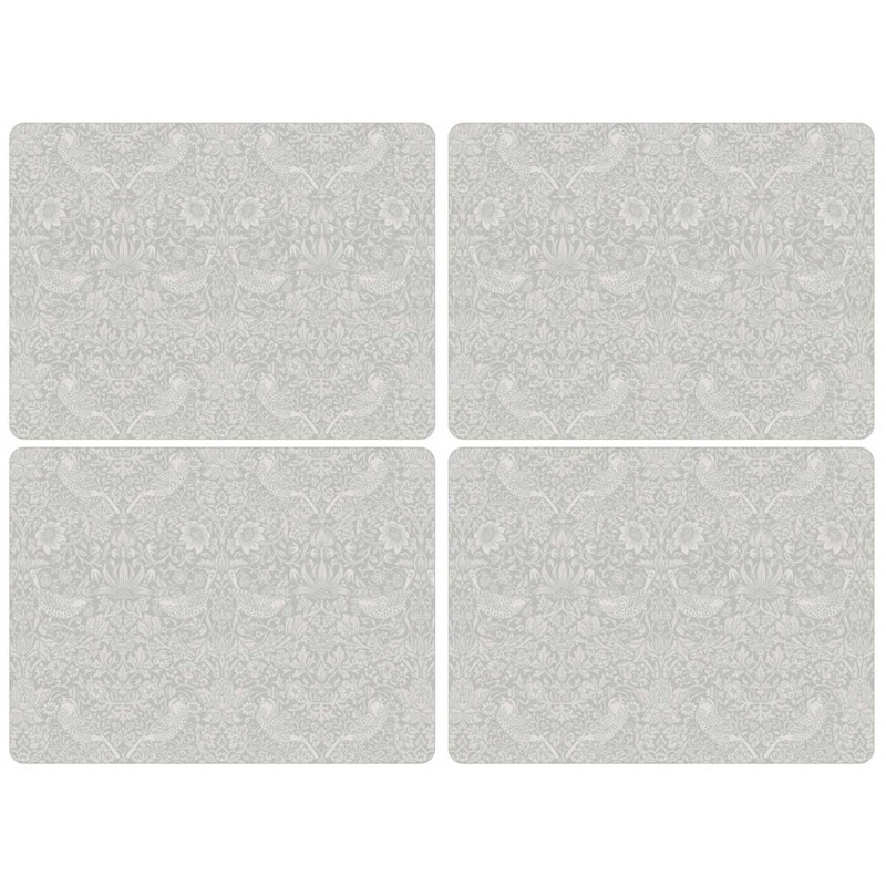 Pure Morris Bordbrikke Strawberry Thief, 4-pk
