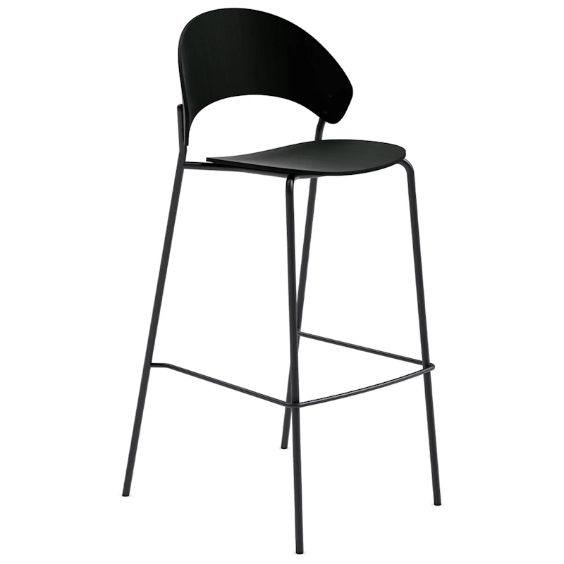 Dosina Barstol 75 cm, Svart Eik