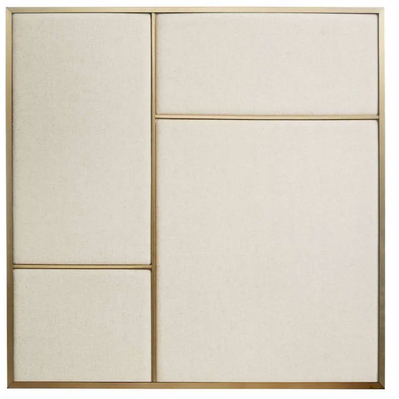 Nouveau Pin Oppslagstavle Medium, Messing / Canvas