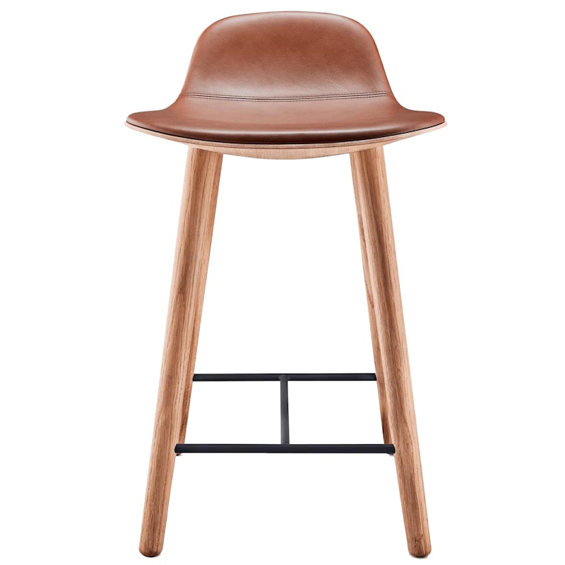 Yuuga Barstol H65, Eik/Cognacfarget