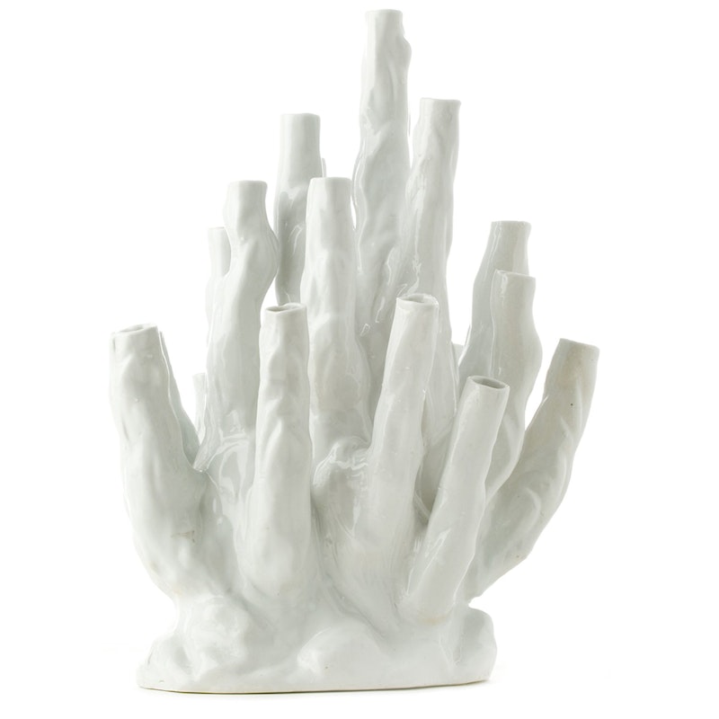 Coral Vase 20 Tulipaner, Hvit