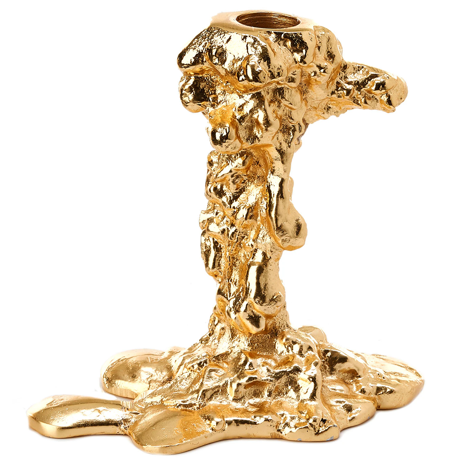 Polspotten Drip Candle Holder Gold S -  Lyslykter Metall Gull - 390-225-133