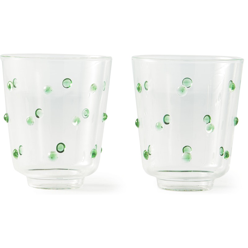 Nob Tumblerglass 2-pk, Grønn