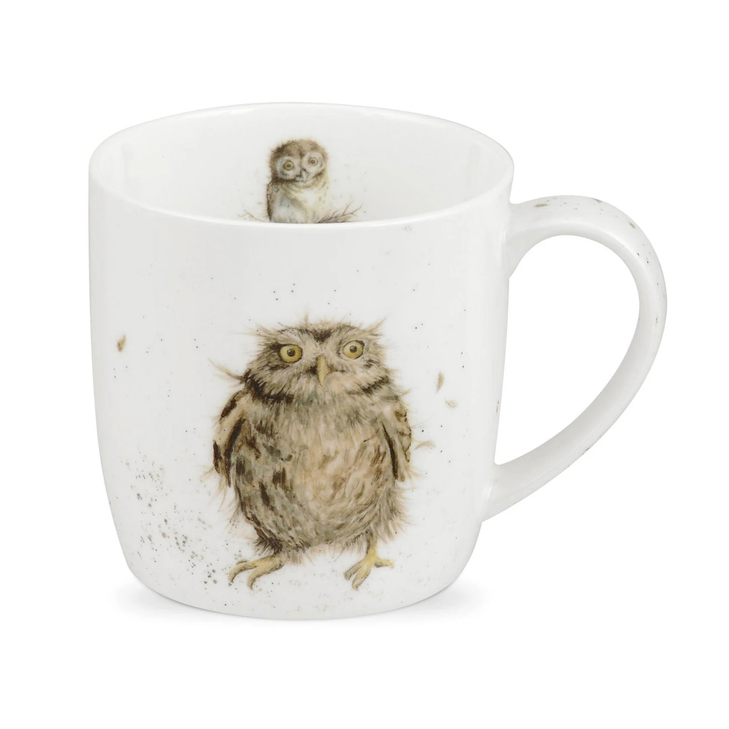 Portmeirion Wrendale Krus 31 Cl What A Hoot -  Kaffekopper Benporselen Hvit - MMKD5629-XT