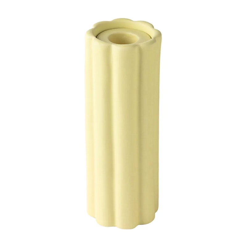 Birgit Vase / Lysestake 17 cm, Pale Yellow