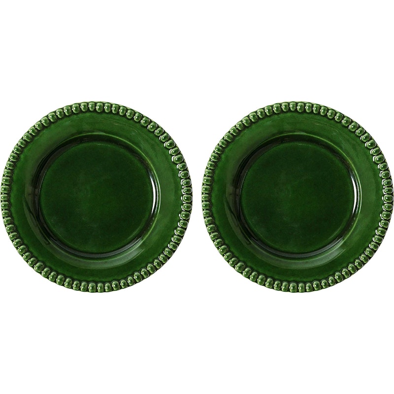 DARIA Tallerken 18 cm 2-pk, Moss