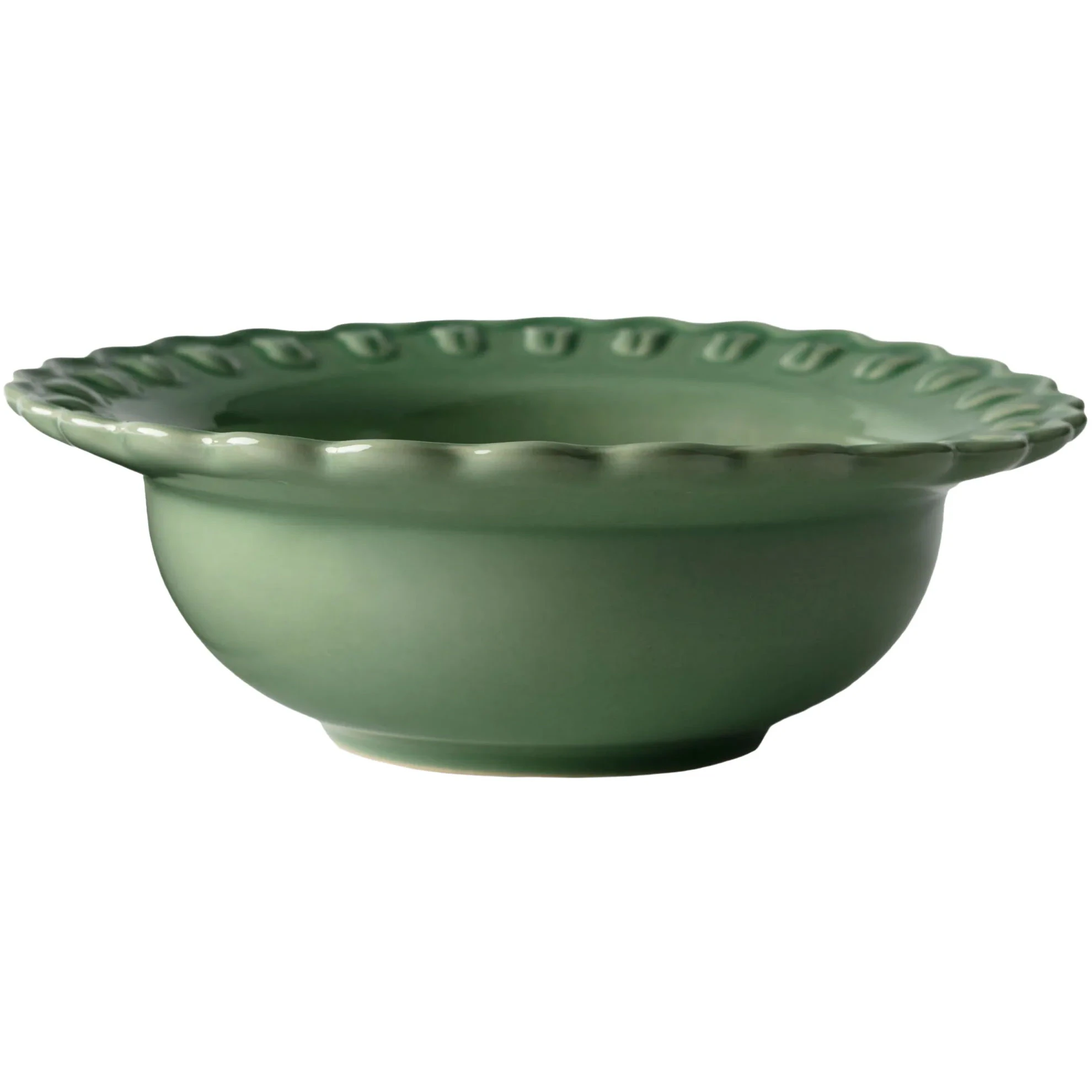 Potteryjo Tulipa Sk&aring;l 17 Cm 2-pk  -  Frokostsk&aring;ler Stengods Verona Green - 025510-V2292