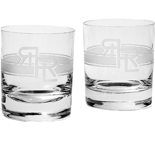 Ralph Lauren Home Ashton Dof-glass 2-pk -  Martiniglass & Cocktailglass Krystall Klar - 680886599001