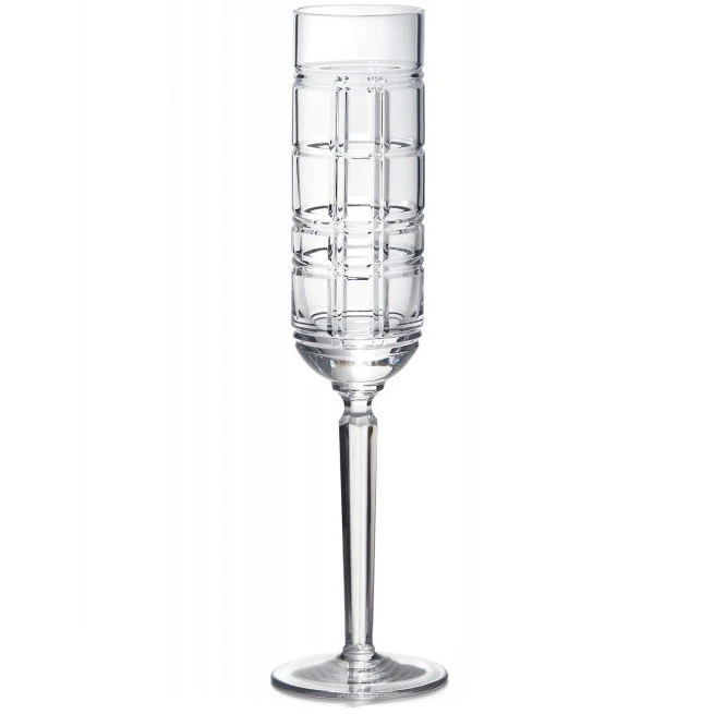 Ralph Lauren Home Hudson Plaid Champagneglass -  Champagneglass Krystall Klar - 680828461001