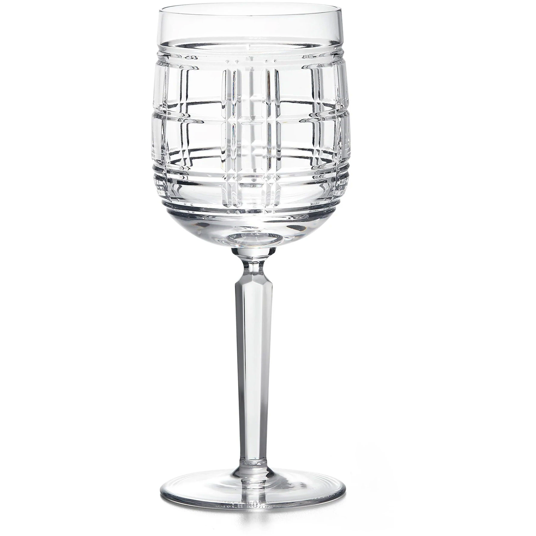 Ralph Lauren Home Hudson Plaid R&oslash;dvinsglass -  Vinglass Krystall Klar - 680828459001