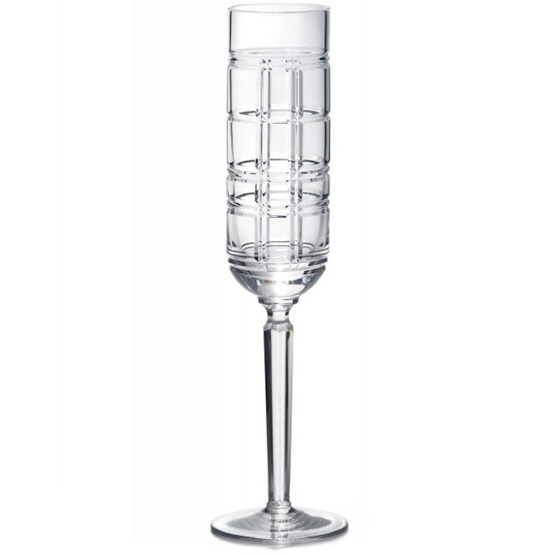 Hudson Plaid Champagneglass