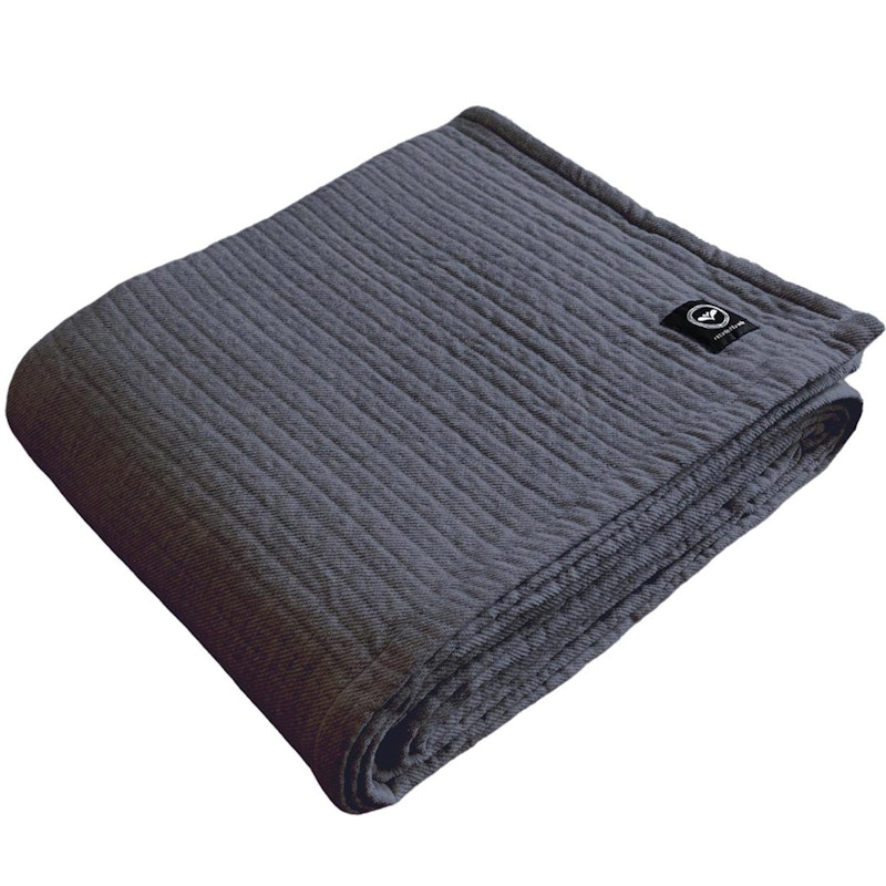 Gunnar Sengeteppe 260x260 cm, Mørkegrå