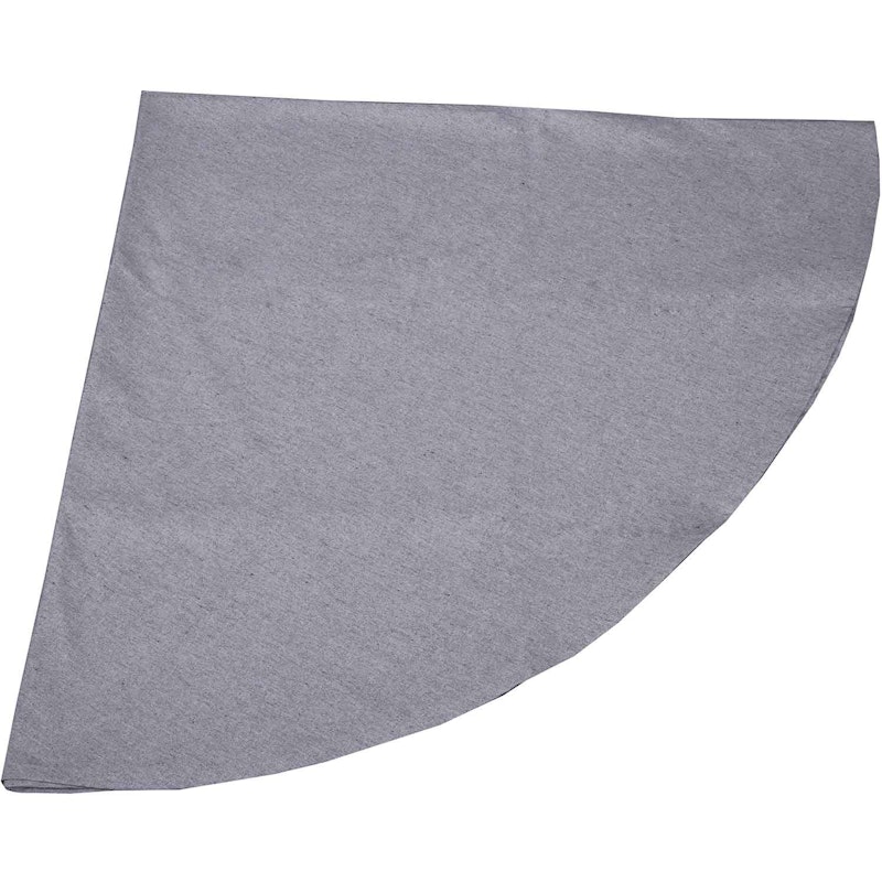 Hedvig Duk Behandlet 160 cm Rund Chambray, Grå / Hvit