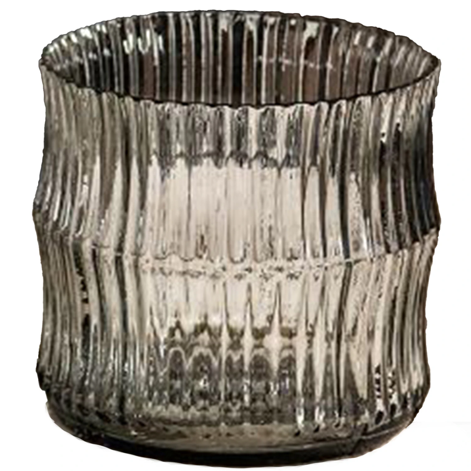 Reijmyre Lina Lyslykte 7,5 Cm  -  Lysestaker Glass Smokey - 72214