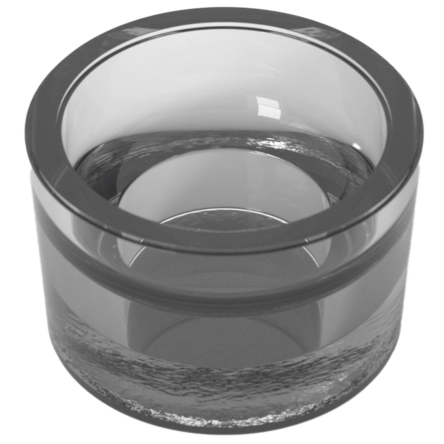 Reijmyre Optika Lyslykte 6 Cm  -  Lysestaker Glass Smokey - 70104