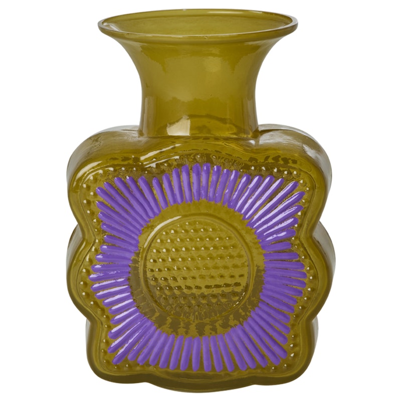 Glassvase 20 cm, Curry