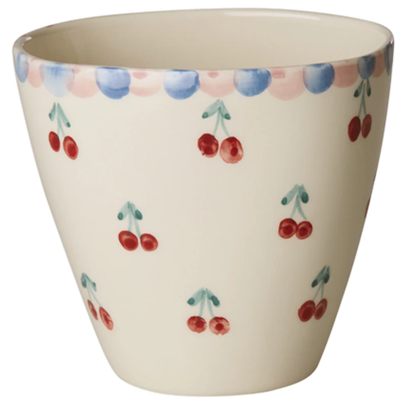 Keramisk Kopp Oval 30 cl, Cherries