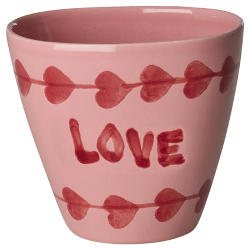 Keramisk Kopp Oval 30 cl, Love