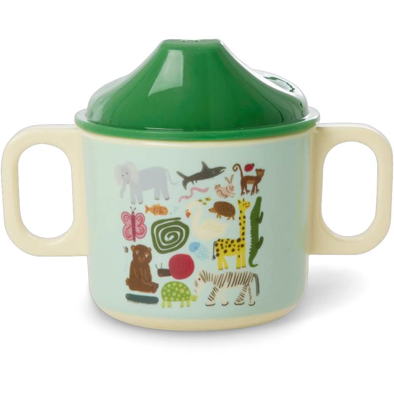 Babykopp Melamin 25 cl, Mint Wildlife