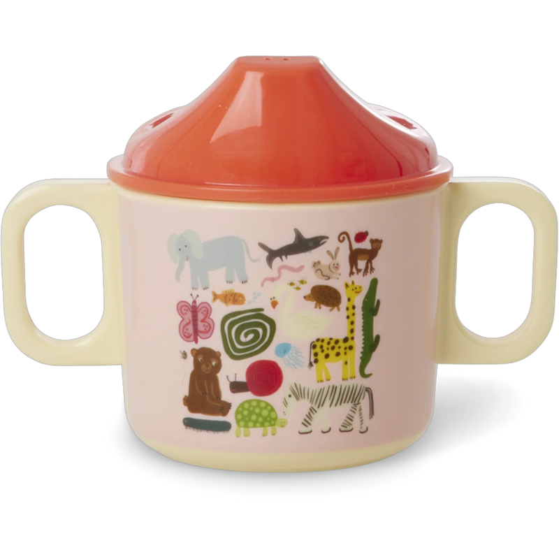 Babykopp Melamin 25 cl, Pink Wildlife