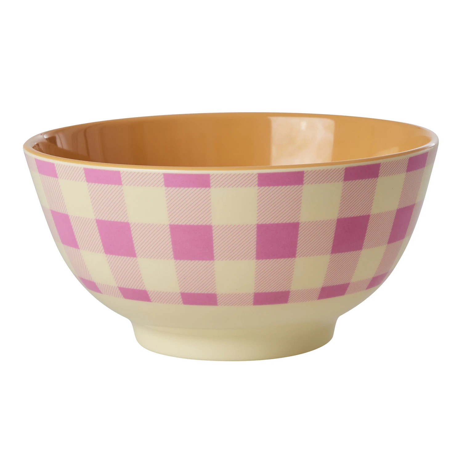 Rice e Bowl 70 Cl Check Pink -  Serveringssk&aring;ler Melamin Multi - MELBW-CITO