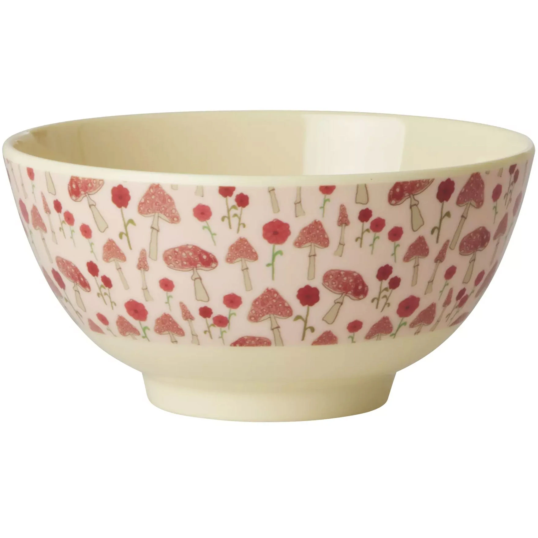 Rice e Bowl 70 Cl Pink Happy Forest -  Serveringssk&aring;ler Melamin Multi - MELBW-HAFOI