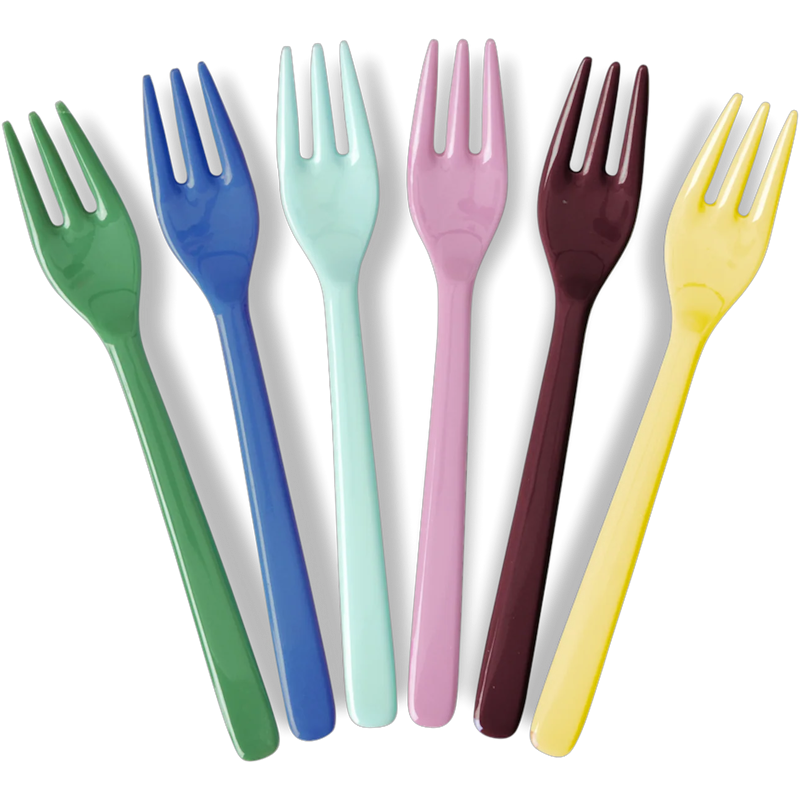 Kakegaffel Melamin 6-pk, Show Your True Colors