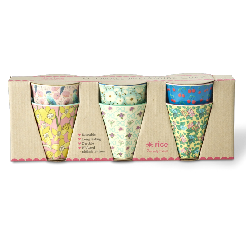 Melaminkopper 6-pk, Show Your True Colors