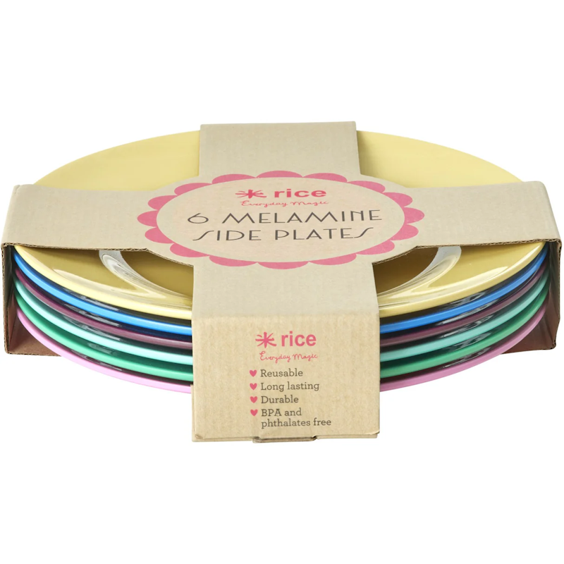 Lunsjtallerken Melamin Rund 20 cm 6-pk, Show Your True Colors