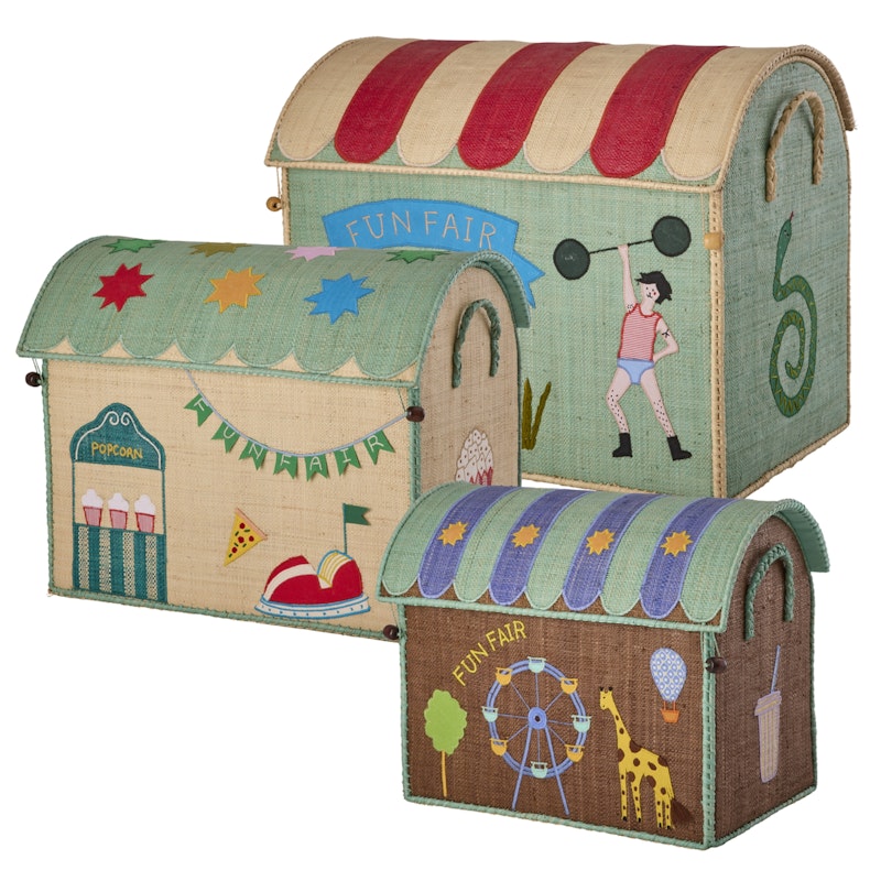 Oppbevaringskurv 3 Deler, Mint Fun Fair