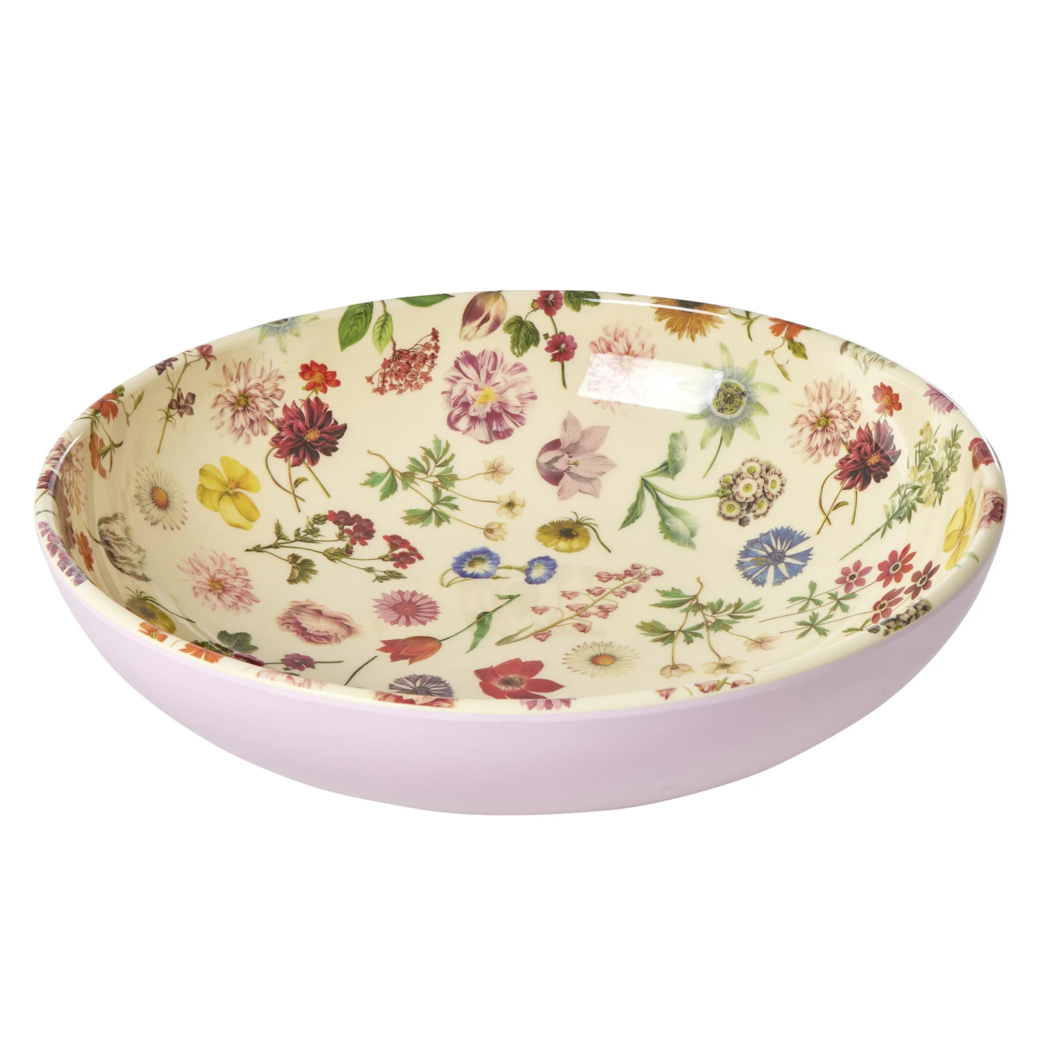 Rice Salatbolle Floras Dream -  Salatsk&aring;ler Melamin Multi - MESAB-FLODR