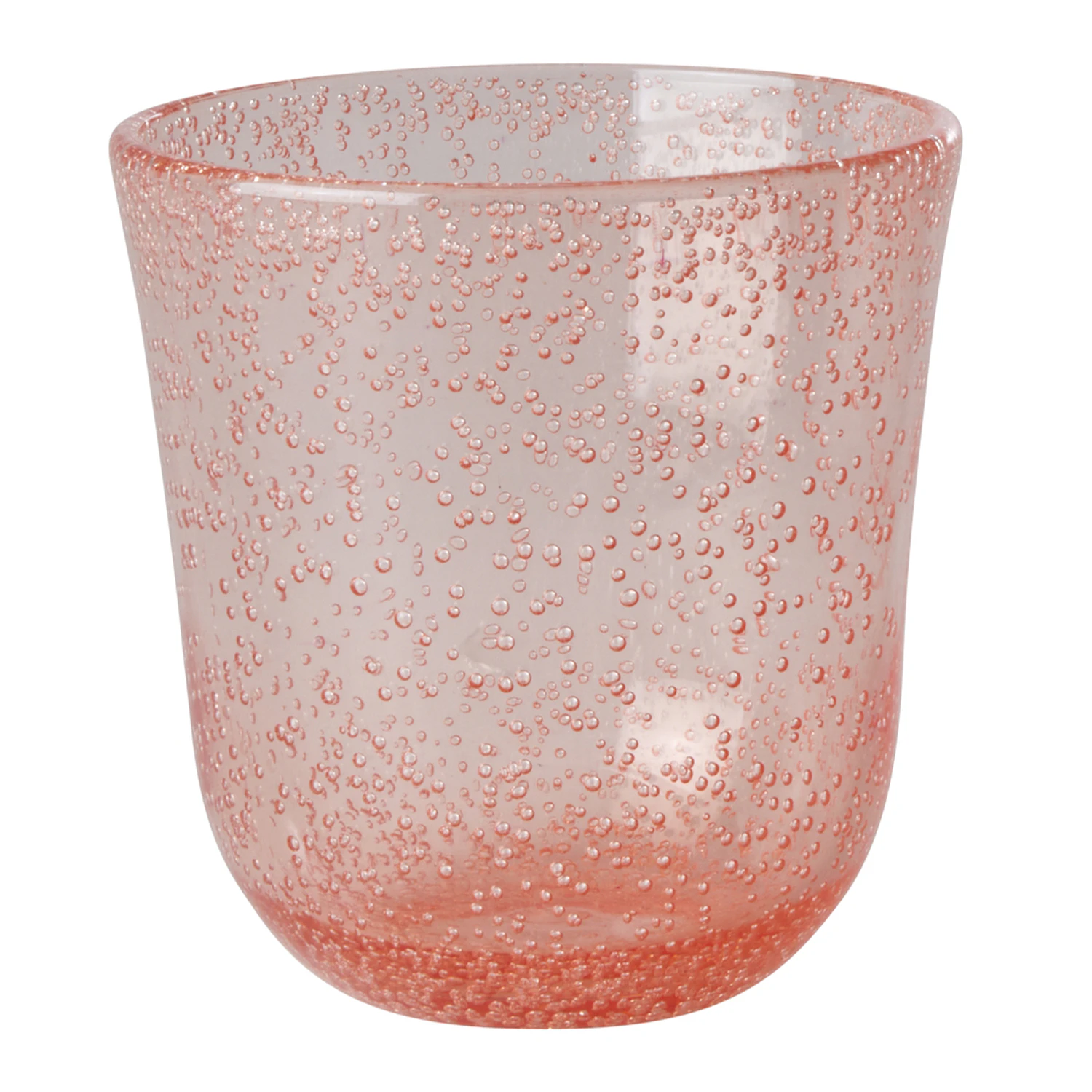 Rice Tumblerglass 41 Cl Bubble  -  Tumblerglass Akryl Peach - HSGLC-BUBPE