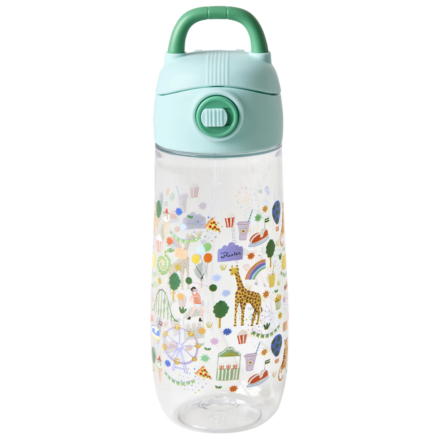 Vannflaske 55 cl, Mint Fun Fair fra RICE | RoyalDesign.no