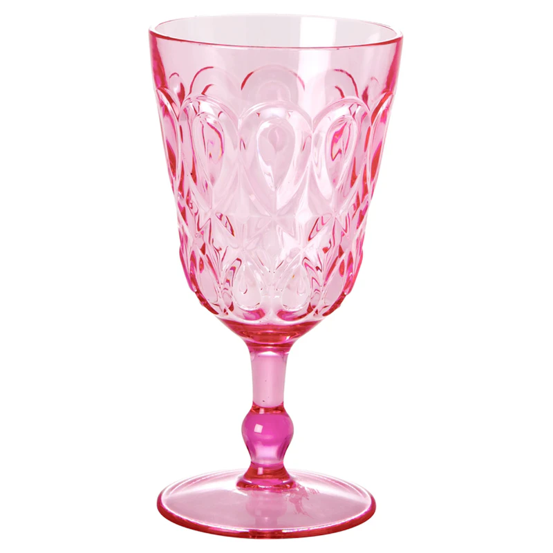 Vinglass Akryl 36 cl, Rosa