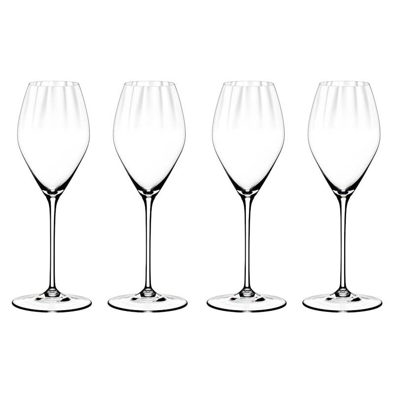 Performance Champagneglass, 4-pk