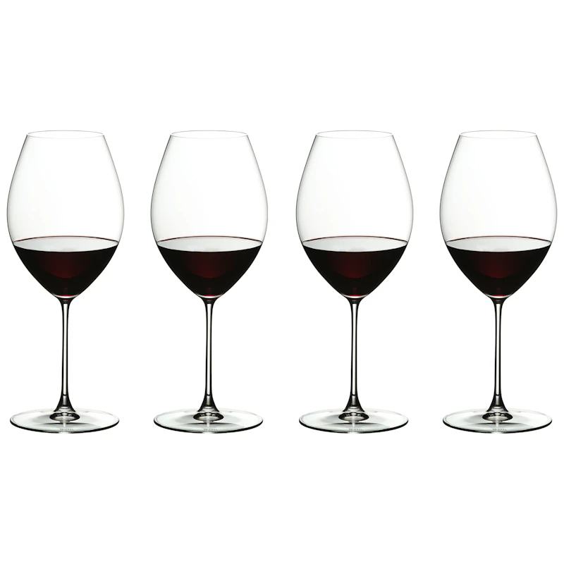 Veritas Old World Syrah Vinglass, 4-pk