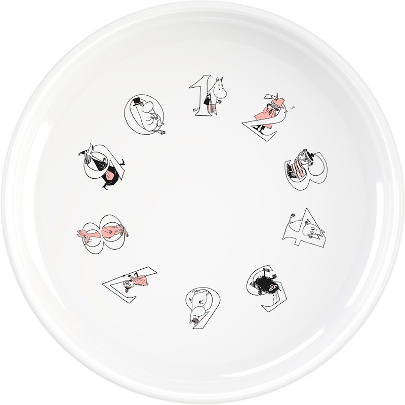 Moomin ABC Tallerken 15 cm, Salmon