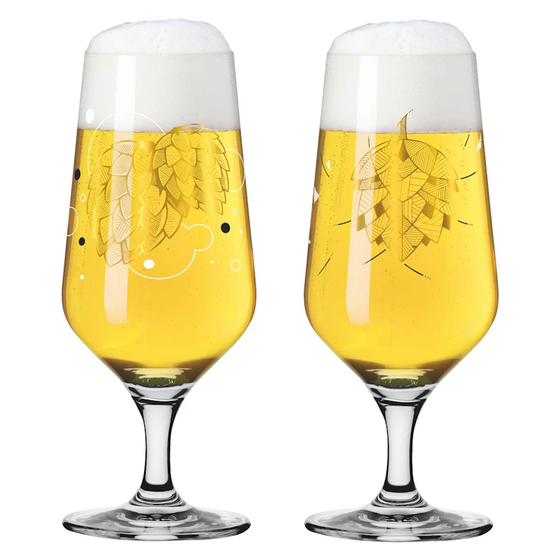 Brauchzeit Ølglass 37 cl 2-pk, #1 & 2