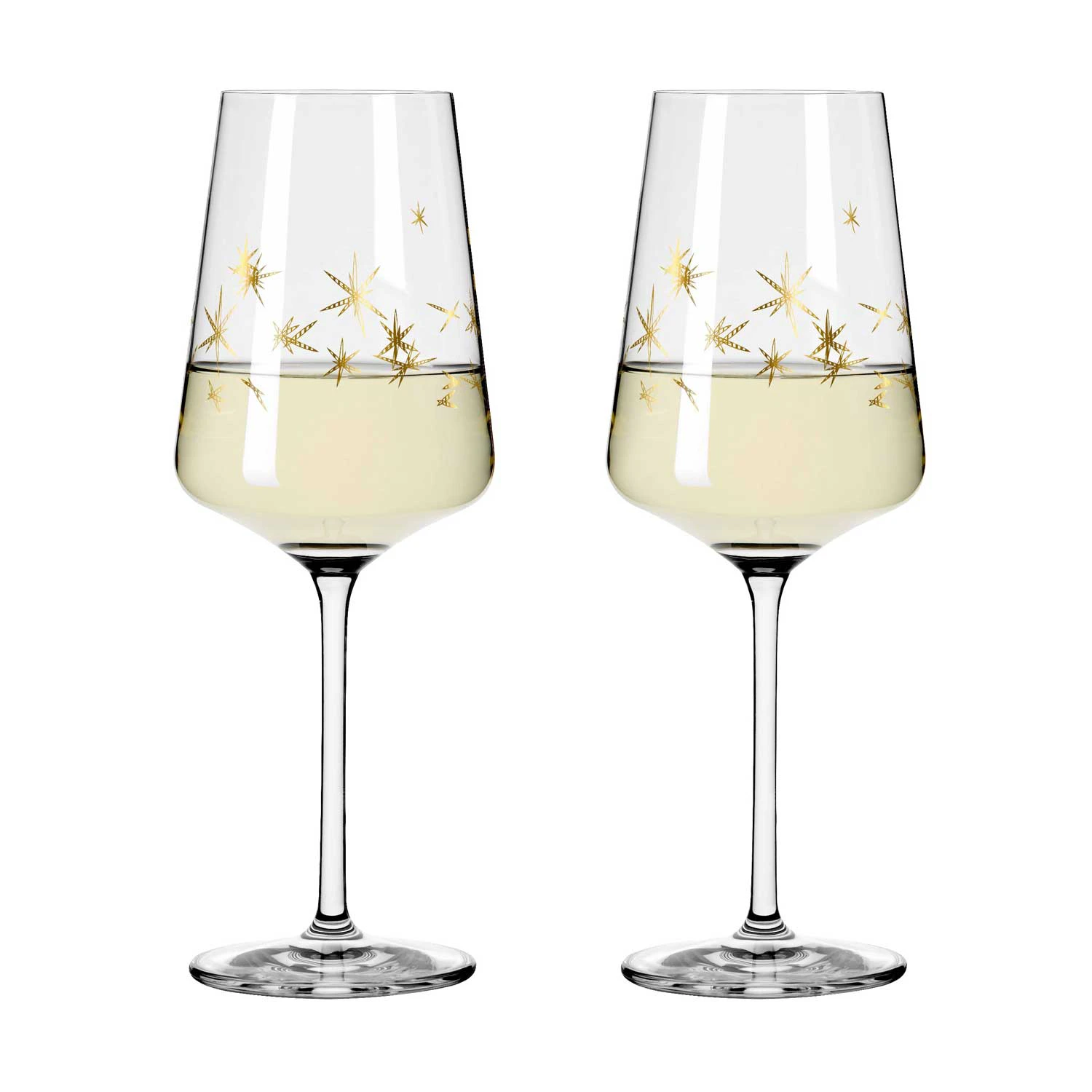 Ritzenhoff Celebration Deluxe Hvitvinsglass Stars 2-pk 40 Cl -  Vinglass Krystall Klar - 6141012