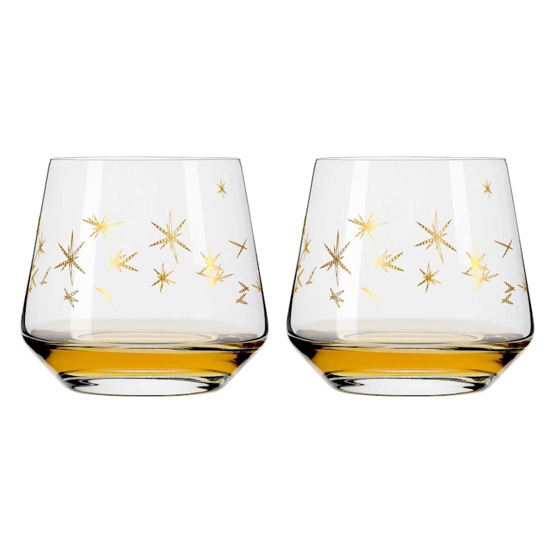 Celebration Deluxe Tumblerglass Stars 2-pk, 42 cl