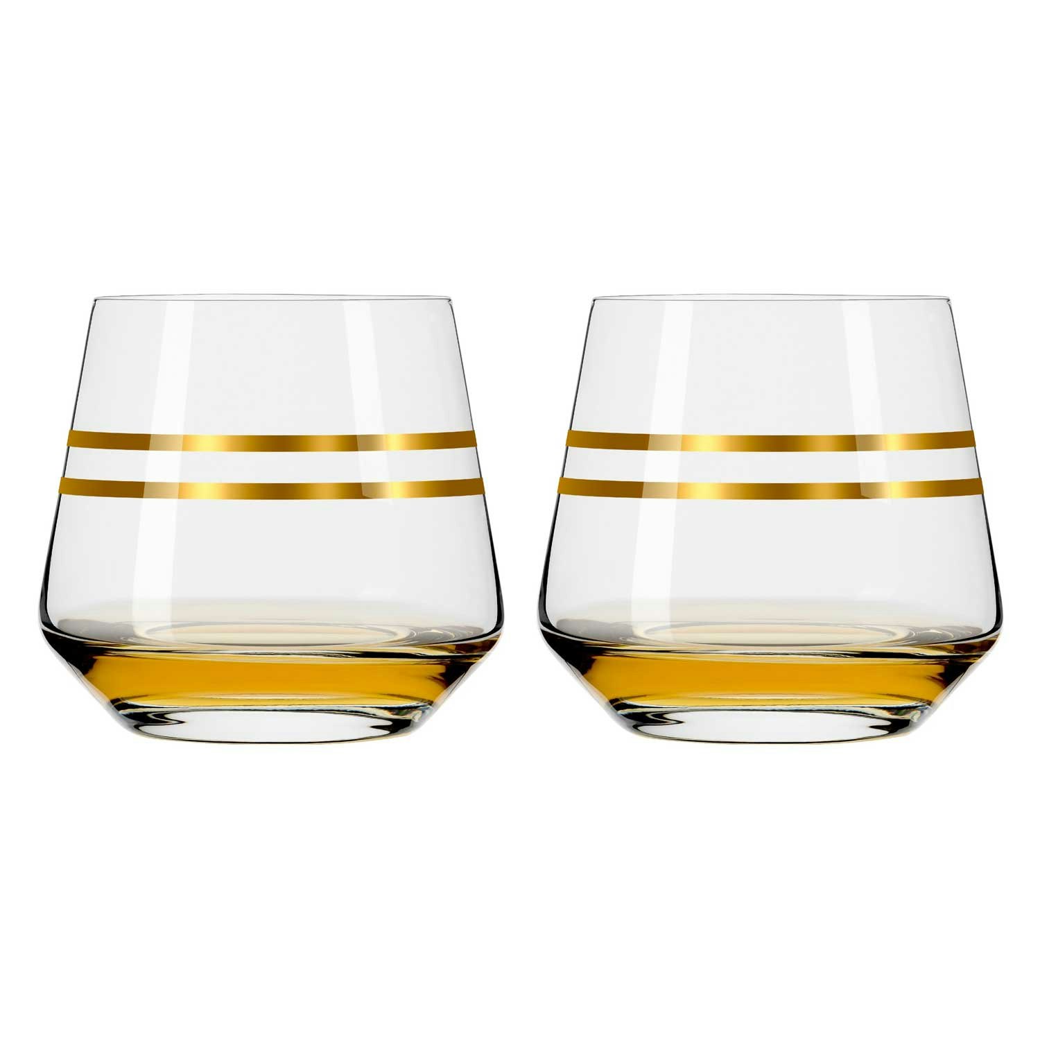 Ritzenhoff Celebration Deluxe Tumblerglass Stripes 2-pk 42 Cl -  Tumblerglass Krystall Klar - 6141009