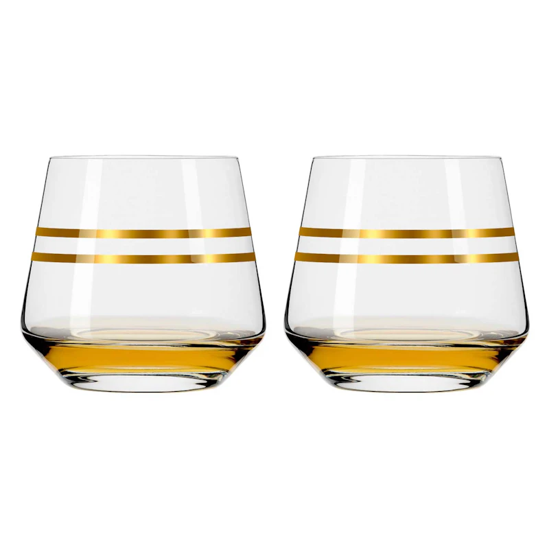 Celebration Deluxe Tumblerglass Stripes 2-pk, 42 cl