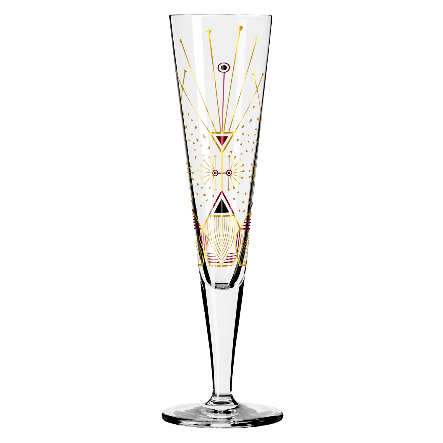 Ritzenhoff Goldnacht Champagneglass No: 25 -  Champagneglass Krystall Klar - 1071025
